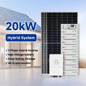 20kW Hybrid Solar Power Solution for Commercial Home 