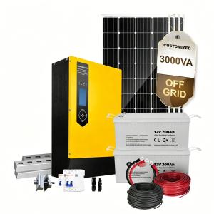 3kVA and 3kW off-grid solar power panels 